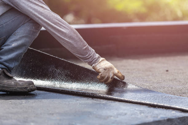Professional Emergency Waterproofing technician working in Upland, PA